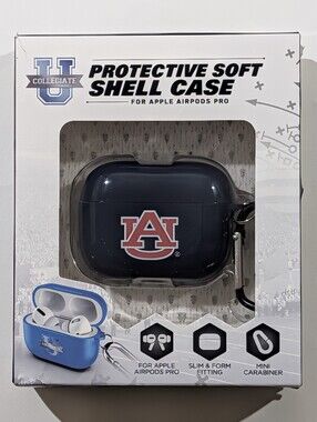 SOAR NCAA Auburn Tigers AirPods Pro Protective Soft Shell Case NIB